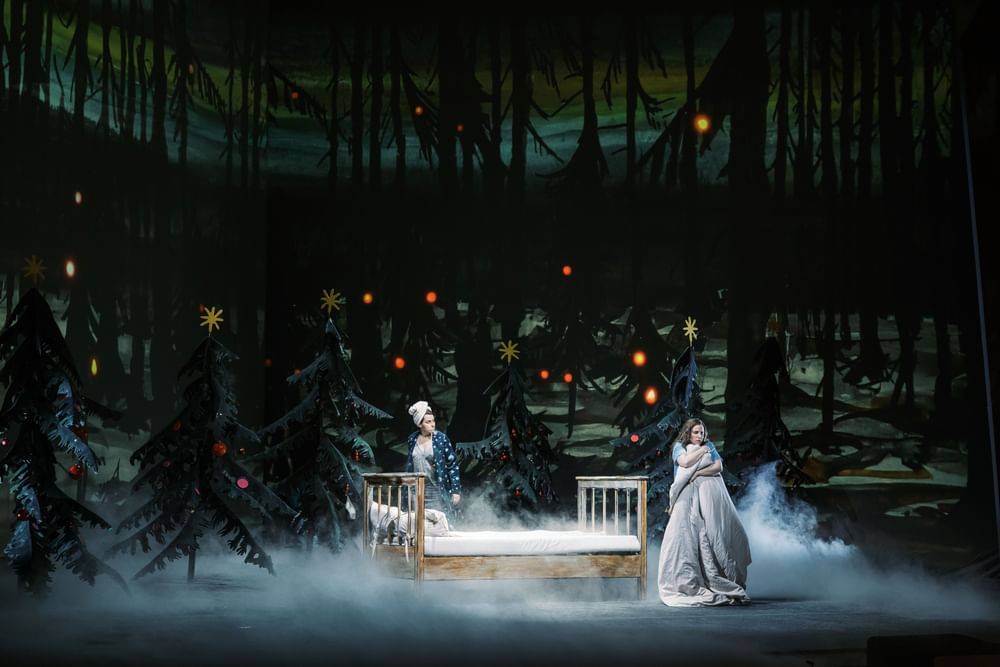 Anna Simińska (Königin der Nacht), Rebecca Nelsen (Pamina) - © Marco Sommer/Volksoper Wien Anna Simińska (Königin der Nacht), Rebecca Nelsen (Pamina)