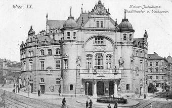 Historische Ansicht der Volksoper Wien